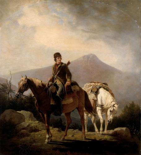 William Ranney Encamped in the Wilds of Kentucky oil painting picture